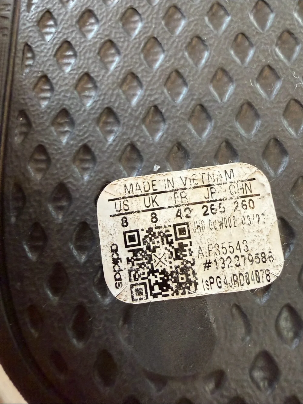 Adidas Slides size 8 US men’s